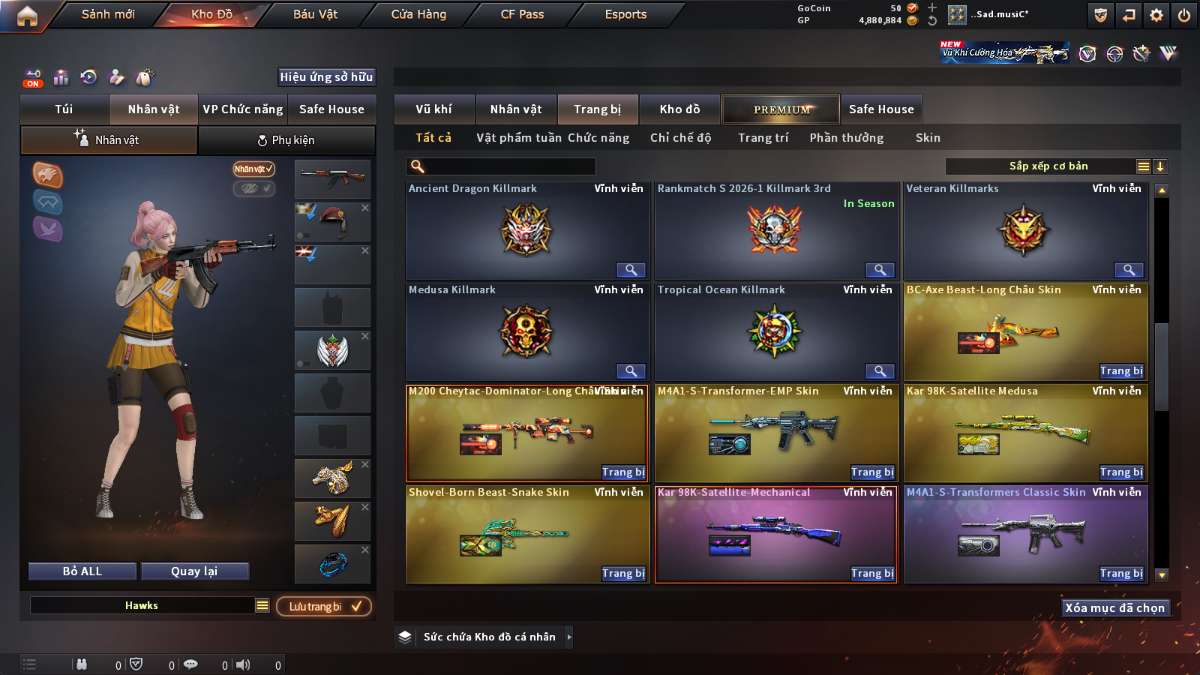 shop acc cf uy tin gia re